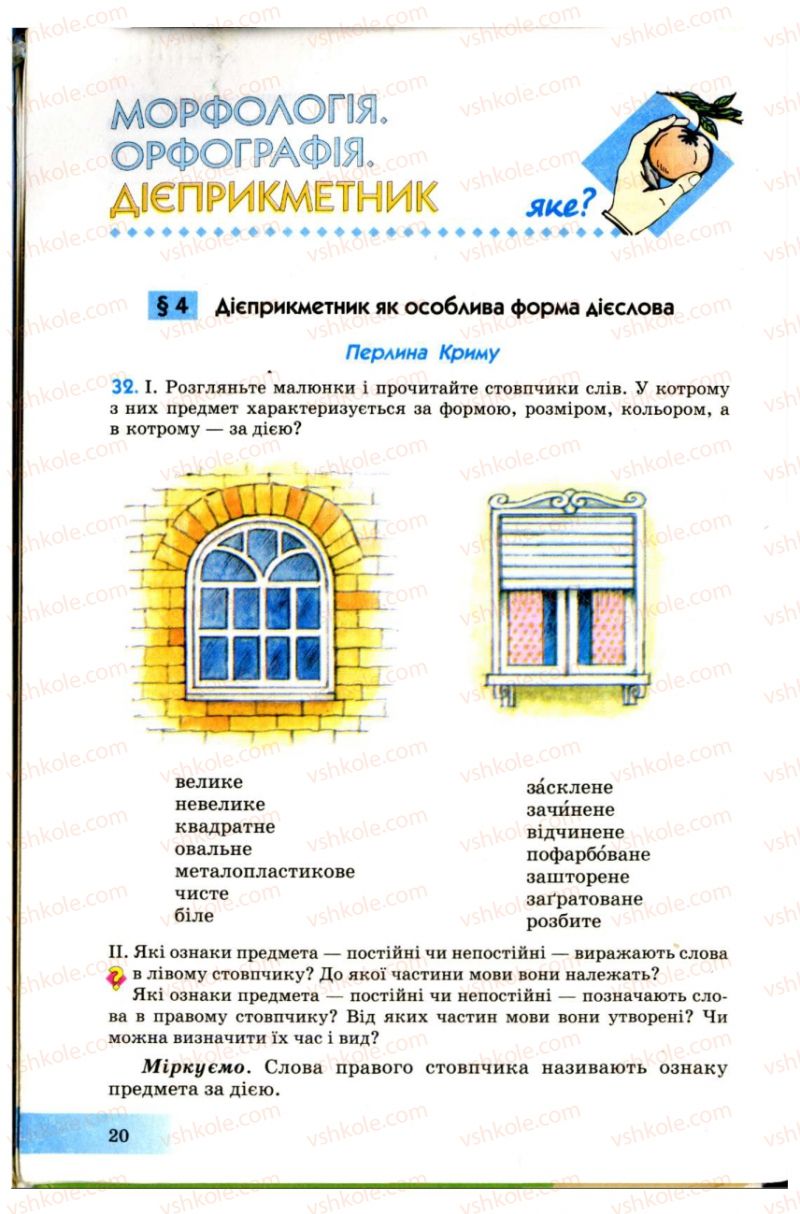 Домашние задания по украинскому языку 6 класс о м горошкиной