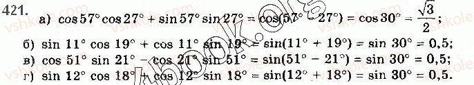 10-matematika-gp-bevz-vg-bevz-2018-riven-standartu--rozdil-2-trigonometrichni-funktsiyi-12-formuli-dodavannya-ta-naslidki-z-nih-421.jpg