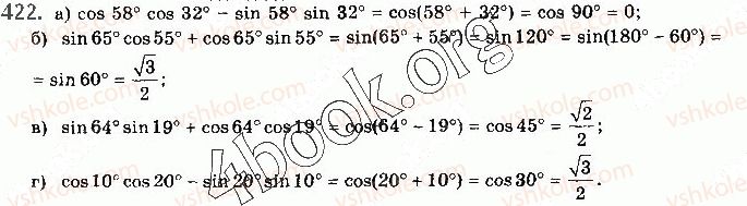 10-matematika-gp-bevz-vg-bevz-2018-riven-standartu--rozdil-2-trigonometrichni-funktsiyi-12-formuli-dodavannya-ta-naslidki-z-nih-422.jpg