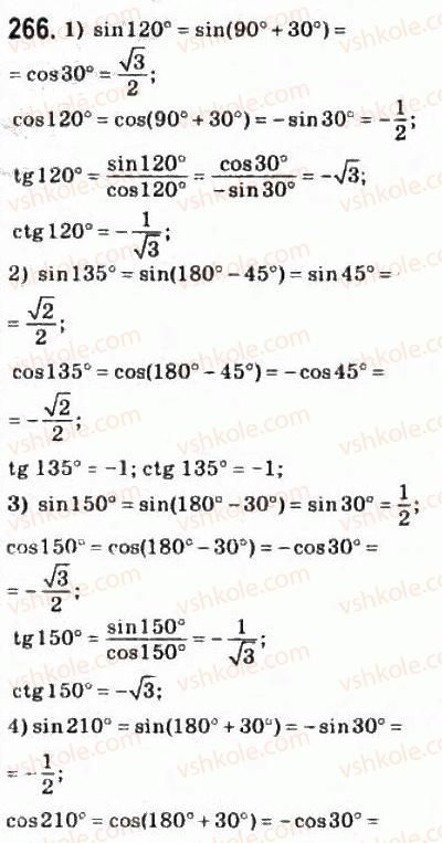 10-matematika-om-afanasyeva-yas-brodskij-ol-pavlov-2010--rozdil-3-trigonometrichni-funktsiyi-14-osnovni-spivvidnoshennya-mizh-trigonometrichnimi-funktsiyami-266.jpg