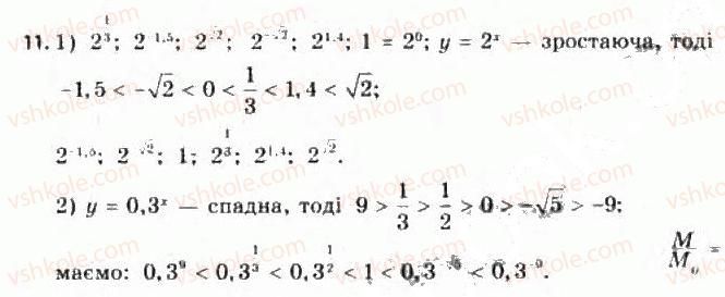 11-algebra-yep-nelin-oye-dolgova-2011-akademichnij-riven-profilnij-rivni--rozdil-2-pokaznikova-j-logarifmichna-funktsiyi-13-pokaznikova-funktsiya-yiyi-vlastivosti-ta-grafik-11.jpg