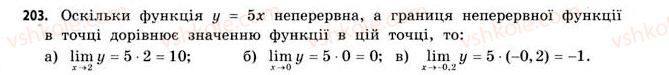 11-matematika-gp-bevz-vg-bevz-2011-riven-standartu--rozdil-2-pohidna-ta-yiyi-zastosuvannya-6-granitsya-funktsiyi-203.jpg