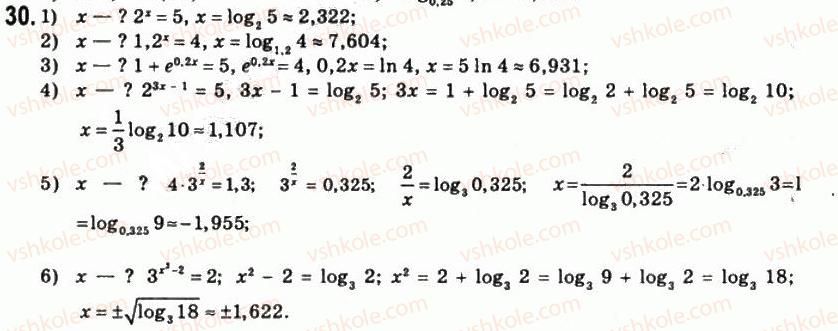 11-matematika-om-afanasyeva-yas-brodskij-ol-pavlov-2011--rozdil-1-pokaznikova-ta-logarifmichna-funktsiyi-2-logarifmi-ta-yihnye-zastosuvannya-30.jpg
