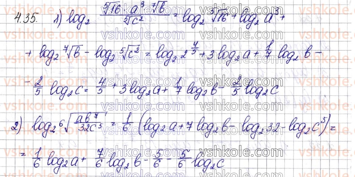 11-matematika-os-ister-2019--algebra-rozdil-1-pokaznikova-ta-logarifmichna-funktsiyi-4-logarifmi-ta-yih-vlastivosti-35.jpg