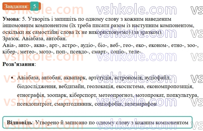 6-ukrayinska-mova-om-avramenko-2023-nush--slovotvir-orfografiya-36-37-pravopis-skladnih-sliv-5.jpg