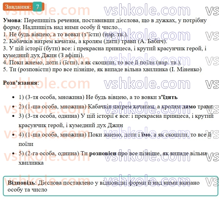 7-ukrayinska-mova-om-avramenko-2024--morfologiya-orfografiya-33-vidminyuvannya-diyesliv-buti-yisti-dati-ta-diyesliv-z-osnovoyu-na-visti-7.jpg
