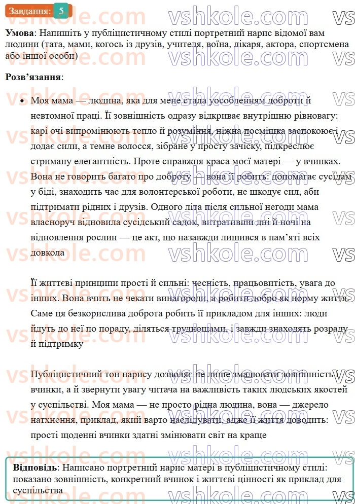 7-ukrayinska-mova-om-avramenko-2024--morfologiya-orfografiya-63-rozvitok-movlennya-portretnij-naris-u-publitsistichnomu-stili-pismovo-5.jpg