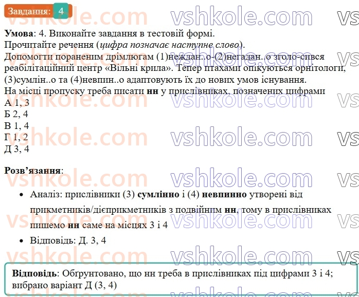 7-ukrayinska-mova-om-avramenko-2024--morfologiya-orfografiya-64-bukvi-n-i-nn-u-prislivnikah-4.jpg