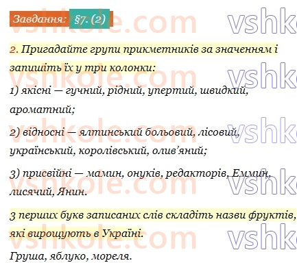 7-ukrayinska-mova-om-avramenko-2024--povtorennya-ta-uzagalnennya-vivchenogo-7-morfologiya-prikmetnik-2.jpg