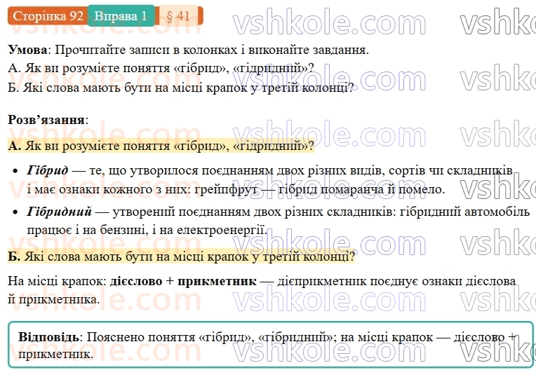 7-ukrayinska-mova-om-avramenko-2024-nush--morfologiya-orfografiya-41-diyeprikmetnik-yak-forma-diyeslova-1.jpg