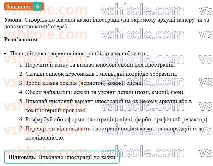 7-ukrayinska-mova-om-avramenko-2024-nush--morfologiya-orfografiya-73-rozvitok-movlennya-pismova-kazka-z-vikoristannyam-prislivnikiv-6.jpg