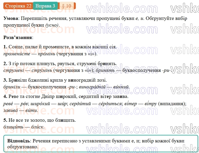 7-ukrayinska-mova-om-avramenko-2024-nush--povtorennya-ta-uzagalnennya-vivchenogo-10-orfografichnij-praktikum-bukvi-e-i-na-poznachennya-nenagoloshenih-golosnih-u-koreni-slova-3.jpg