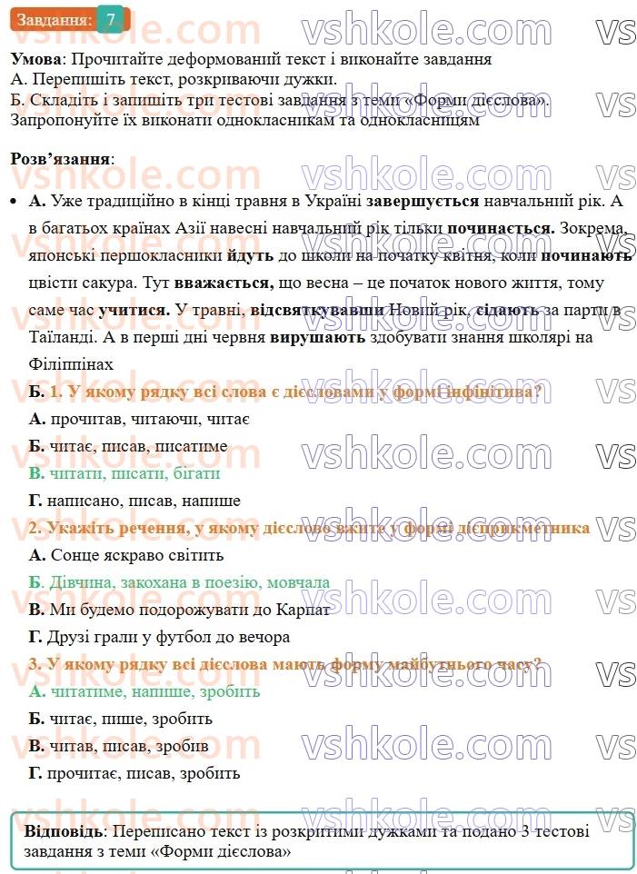 7-ukrayinska-mova-om-avramenko-2024-nush--uzagalnennya-ta-sistematizatsiya-vivchenogo-90-formi-diyeslova-7.jpg