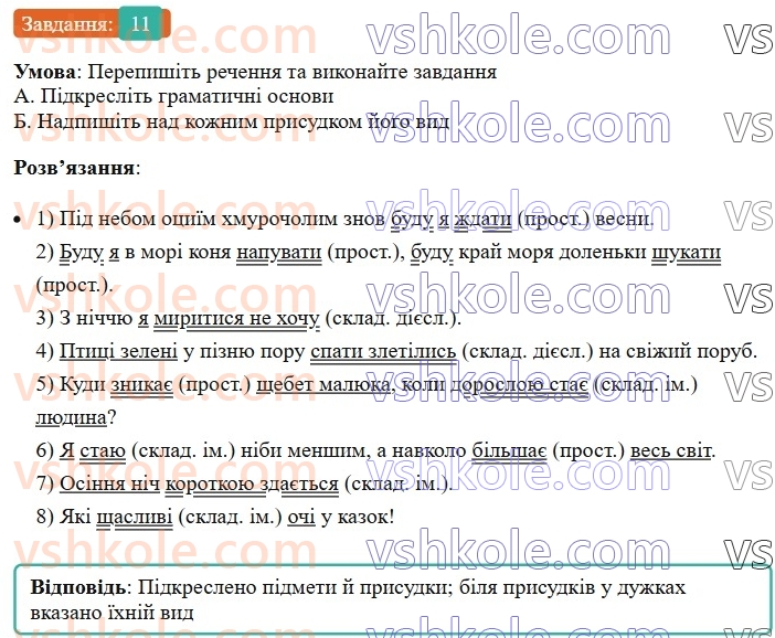 8-ukrayinska-mova-om-avramenko-2025--sintaksis-i-punktuatsiya-20-21-gramatichna-osnova-dvoskladnogo-rechennya-prisudok-11.jpg