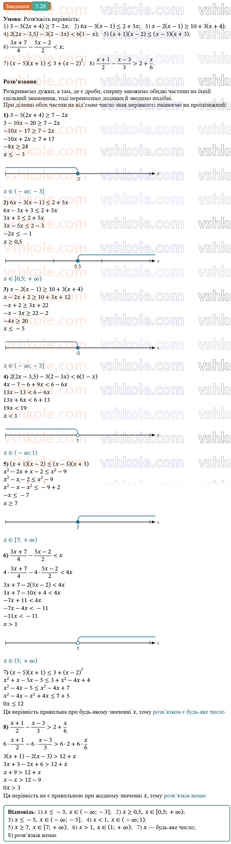 9-algebra-ag-merzlyak--1-nerivnosti-5-rozvyazuvannya-linijnih-nerivnostej-z-odniyeyu-zminnoyu-chislovi-promizhki-26.jpg