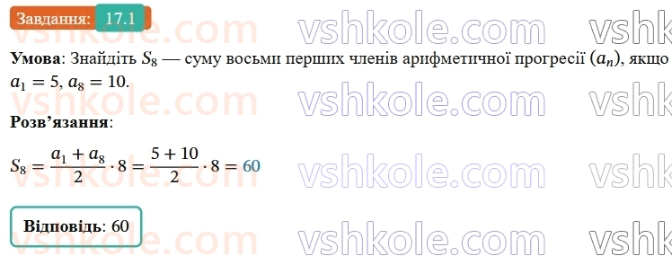 9-algebra-os-ister--rozdil-3-chislovi-poslidovnosti-17-suma-n-pershih-chleniv-arifmetichnoyi-progresiyi-1.jpg