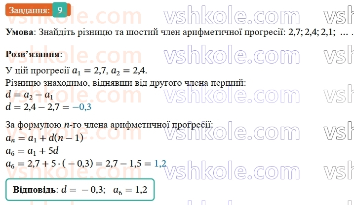 9-algebra-os-ister--rozdil-3-chislovi-poslidovnosti-vpravi-dlya-povtorennya-rozdilu-3-9.jpg