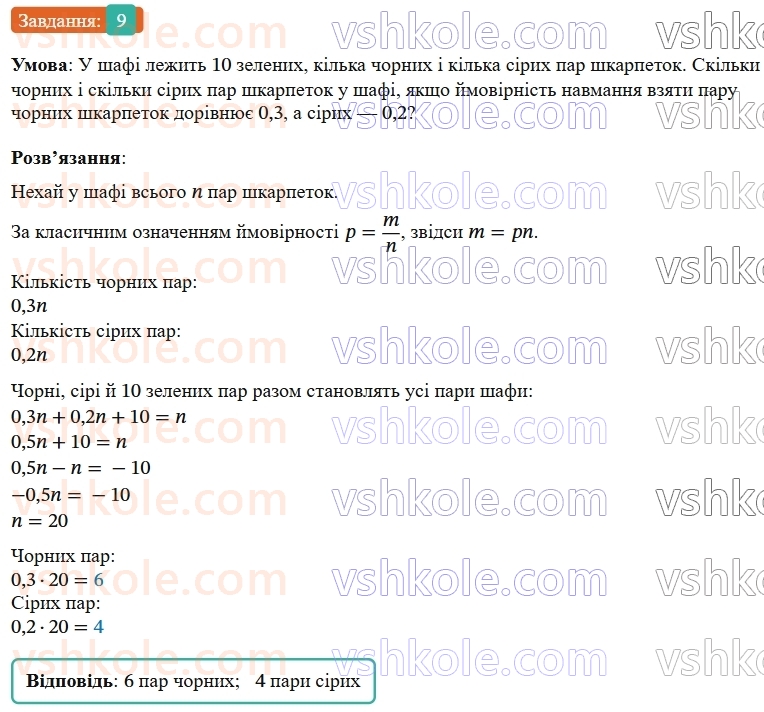 9-algebra-os-ister--rozdil-4-osnovi-kombinatoriki-teoriyi-jmovirnostej-ta-statistiki-zavdannya-dlya-perevirki-znan-do-2226-9.jpg