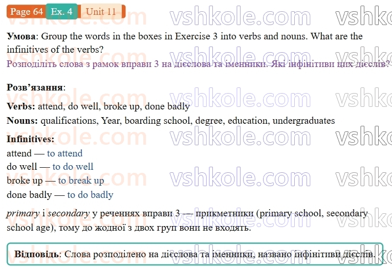 9-anglijska-mova-niki-dzhozef--units-9-12-unit-11-off-to-school-p64ex4.jpg