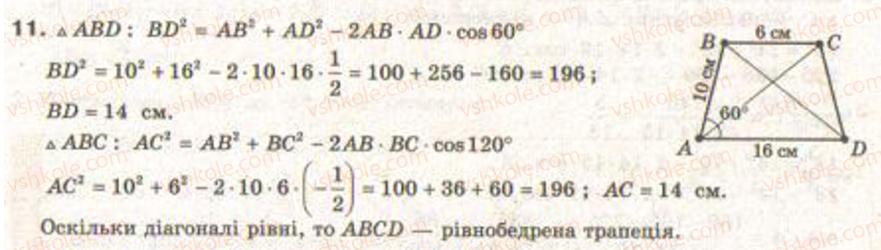 9-geometriya-gv-apostolova2009--rozdil-i-koordinatna-ploschina-trigonometrichni-funktsiyi-kutiv-vid-0-do-180-rozvyazuvannya-trikutnikiv-6-teorema-kosinusiv-zavdannya-7-11.jpg
