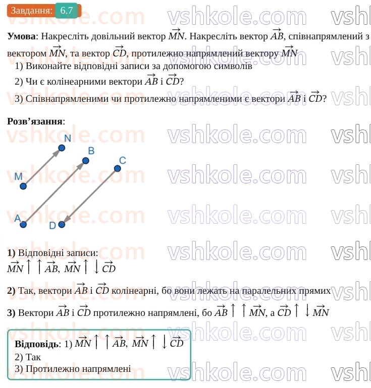 9-geometriya-os-ister--rozdil-2-vektori-na-ploschini-6-vektor-modul-i-napryamok-vektora-kolinearni-vektori-rivnist-vektoriv-7.jpg