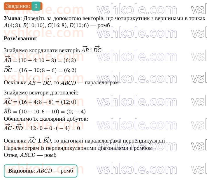 9-geometriya-os-ister--rozdil-2-vektori-na-ploschini-zavdannya-dlya-perevirki-znan-do-610-9.jpg