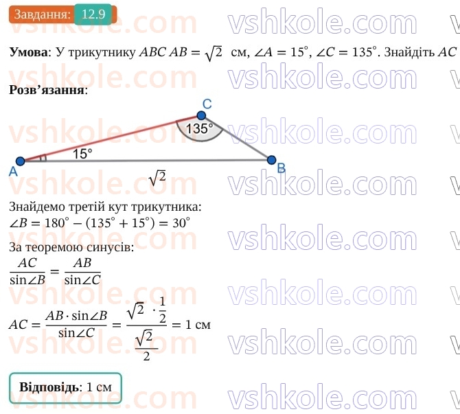 9-geometriya-os-ister--rozdil-3-rozvyazuvannya-trikutnikiv-12-teorema-sinusiv-9.jpg