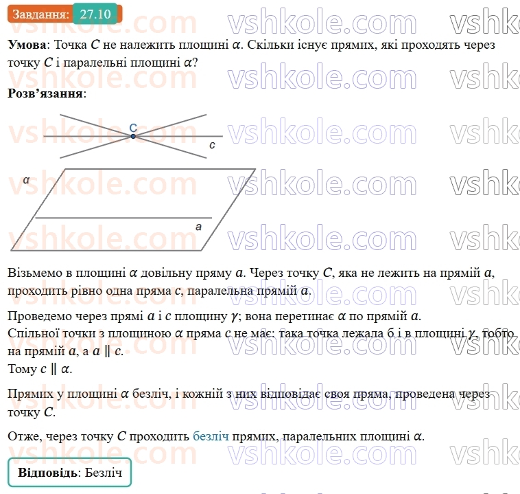 9-geometriya-os-ister--rozdil-6-pochatkovi-vidomosti-zi-stereometriyi-27-vzayemne-rozmischennya-pryamoyi-i-ploschini-perpendikulyar-do-ploschini-10.jpg