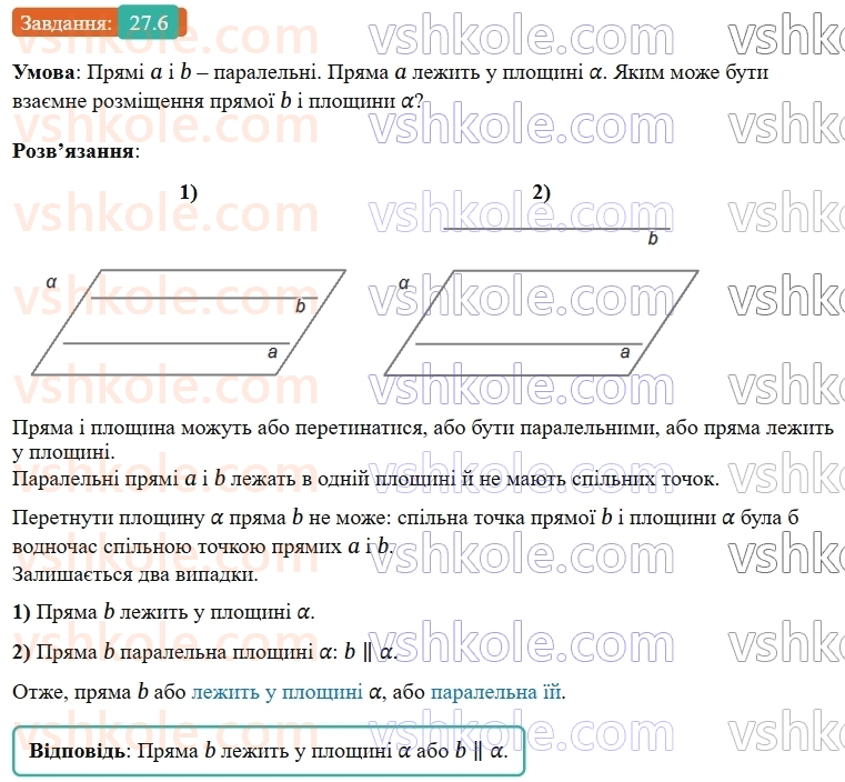 9-geometriya-os-ister--rozdil-6-pochatkovi-vidomosti-zi-stereometriyi-27-vzayemne-rozmischennya-pryamoyi-i-ploschini-perpendikulyar-do-ploschini-6.jpg