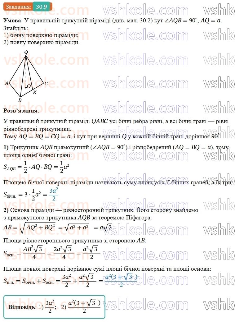9-geometriya-os-ister--rozdil-6-pochatkovi-vidomosti-zi-stereometriyi-30-piramida-ploscha-poverhni-ta-obyem-piramidi-9.jpg