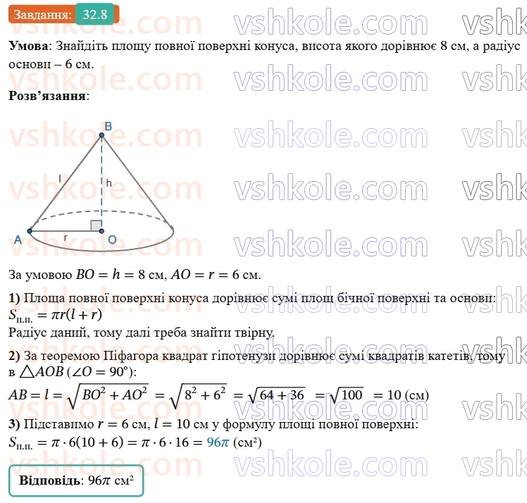 9-geometriya-os-ister--rozdil-6-pochatkovi-vidomosti-zi-stereometriyi-32-konus-ploscha-poverhni-ta-obyem-konusa-8.jpg