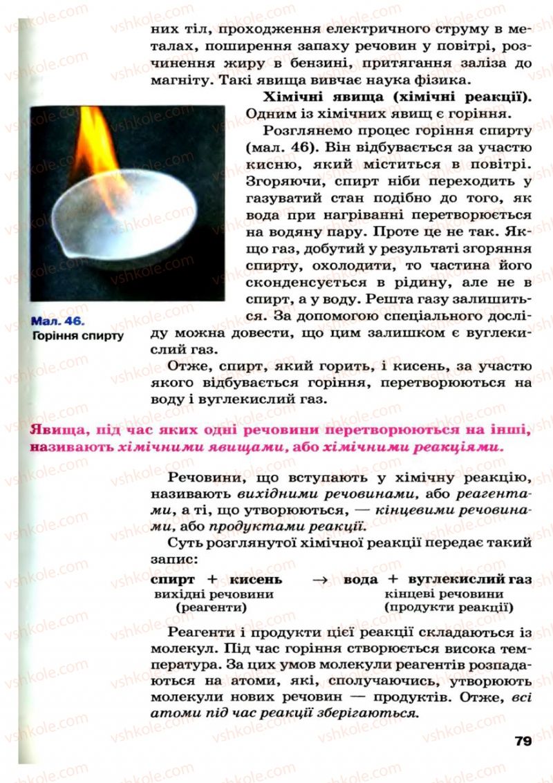 Страница 79 | Підручник Хімія 7 клас П.П. Попель, Л.С. Крикля 2007