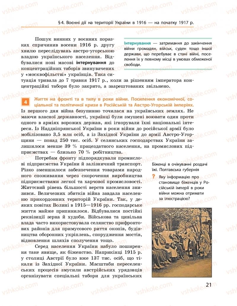 Страница 21 | Підручник Історія України 10 клас О.В. Гісем, О.О. Мартинюк 2018 Рівень стандарту