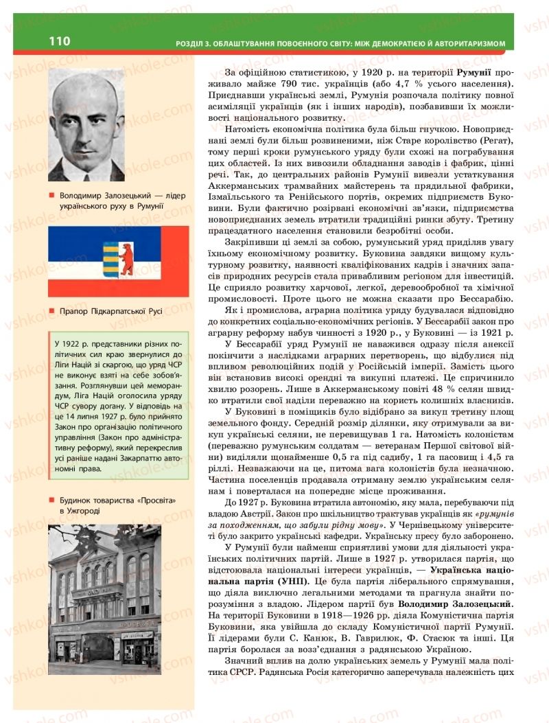 Страница 110 | Підручник Історія України 10 клас О.В. Гісем 2018 Інтегрований курс