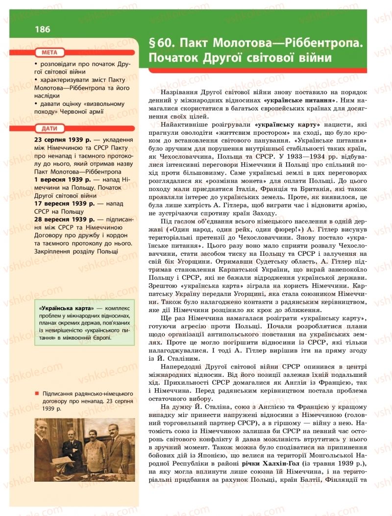 Страница 186 | Підручник Історія України 10 клас О.В. Гісем 2018 Інтегрований курс