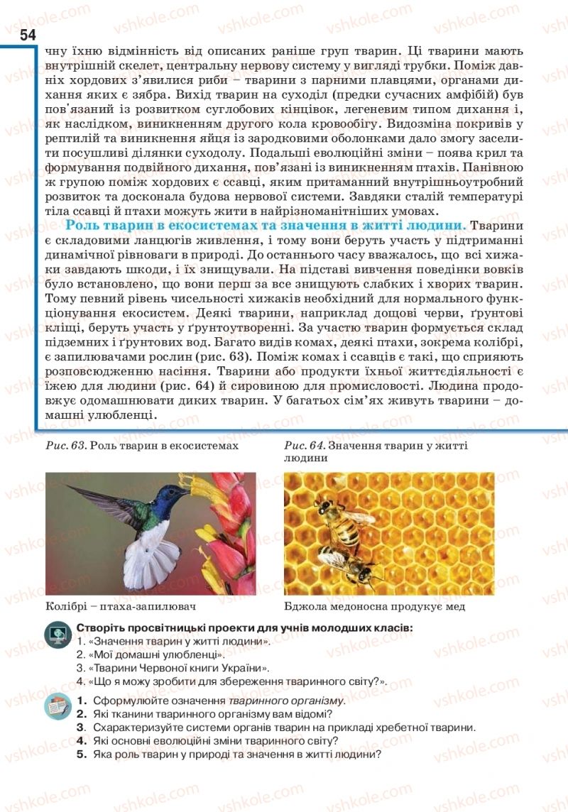 Страница 54 | Підручник Біологія 10 клас О.А. Андерсон, А.О Чернінський, М.А. Вихренко, С.М. Міюс 2018