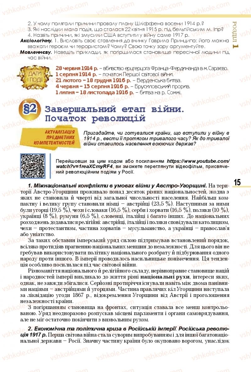 Страница 15 | Підручник Всесвітня історія 10 клас Т.В. Ладиченко 2018