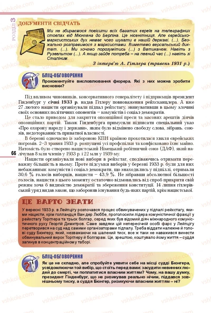 Страница 66 | Підручник Всесвітня історія 10 клас Т.В. Ладиченко 2018