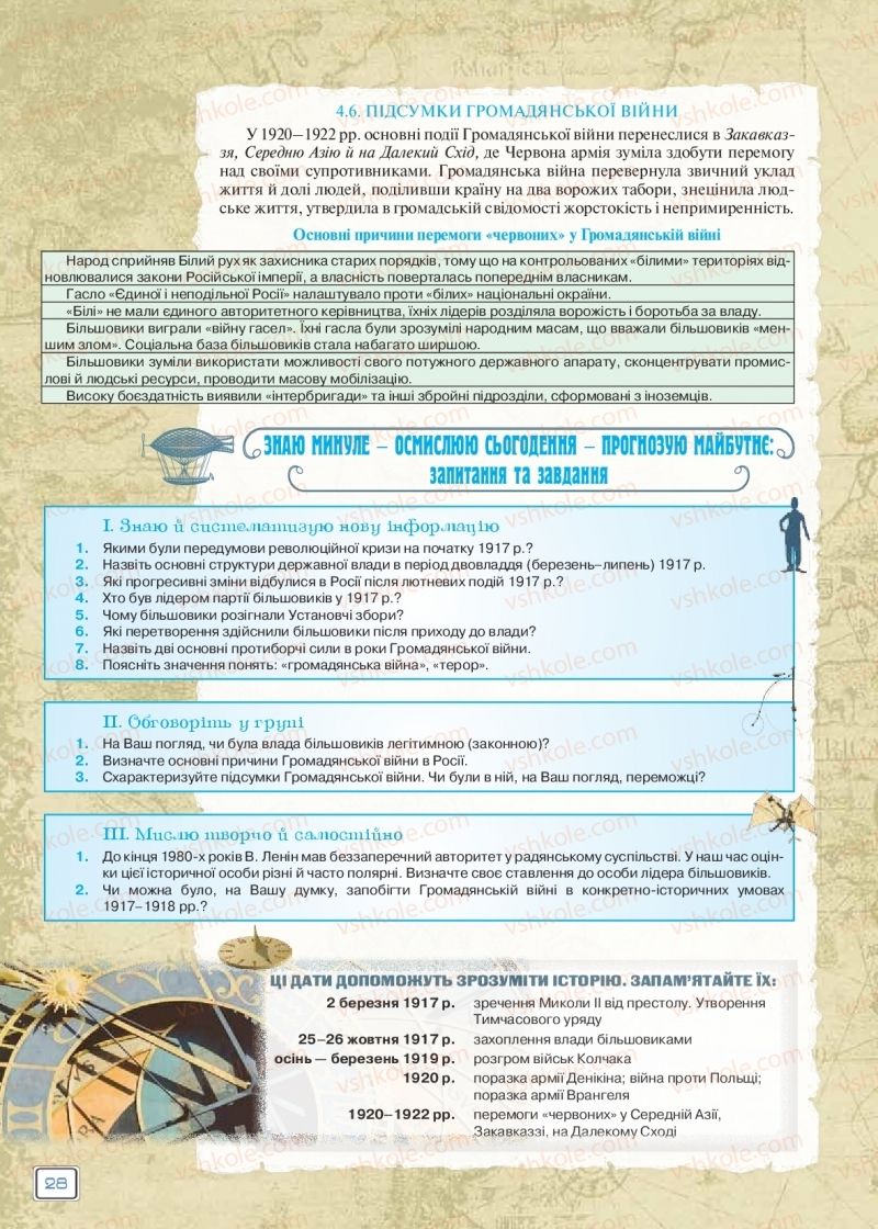 Страница 28 | Підручник Всесвітня історія 10 клас І.Я. Щупак 2018