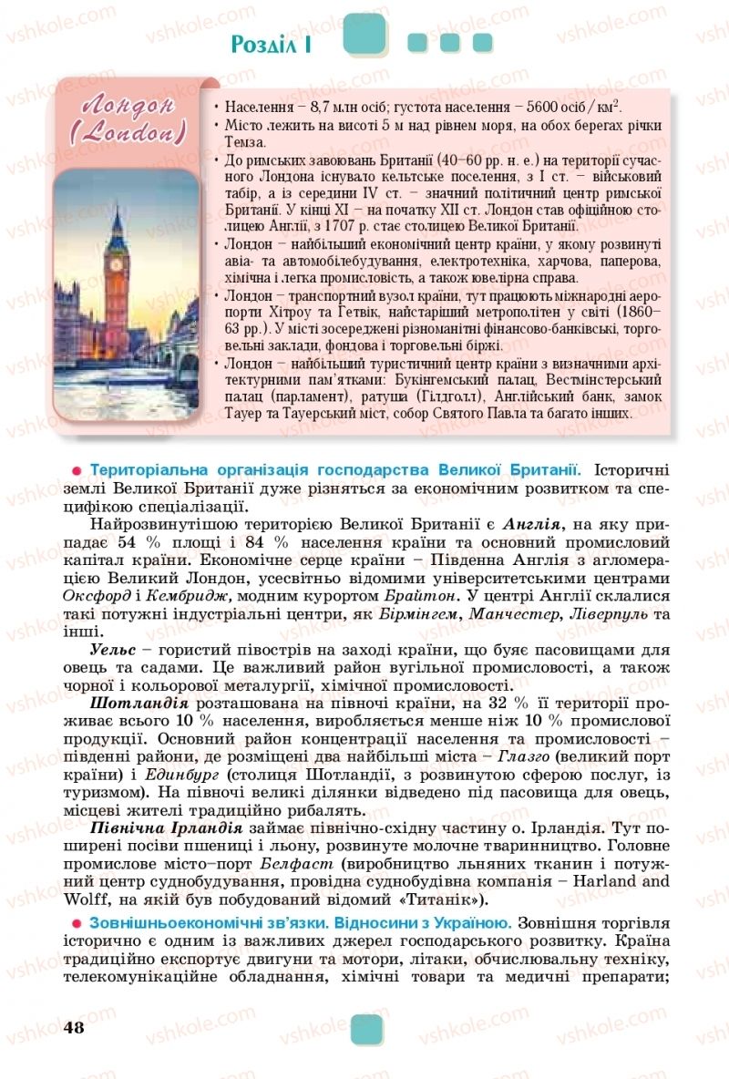 Страница 48 | Підручник Географія 10 клас В.В. Безуглий, Г.О. Лисичарова 2018