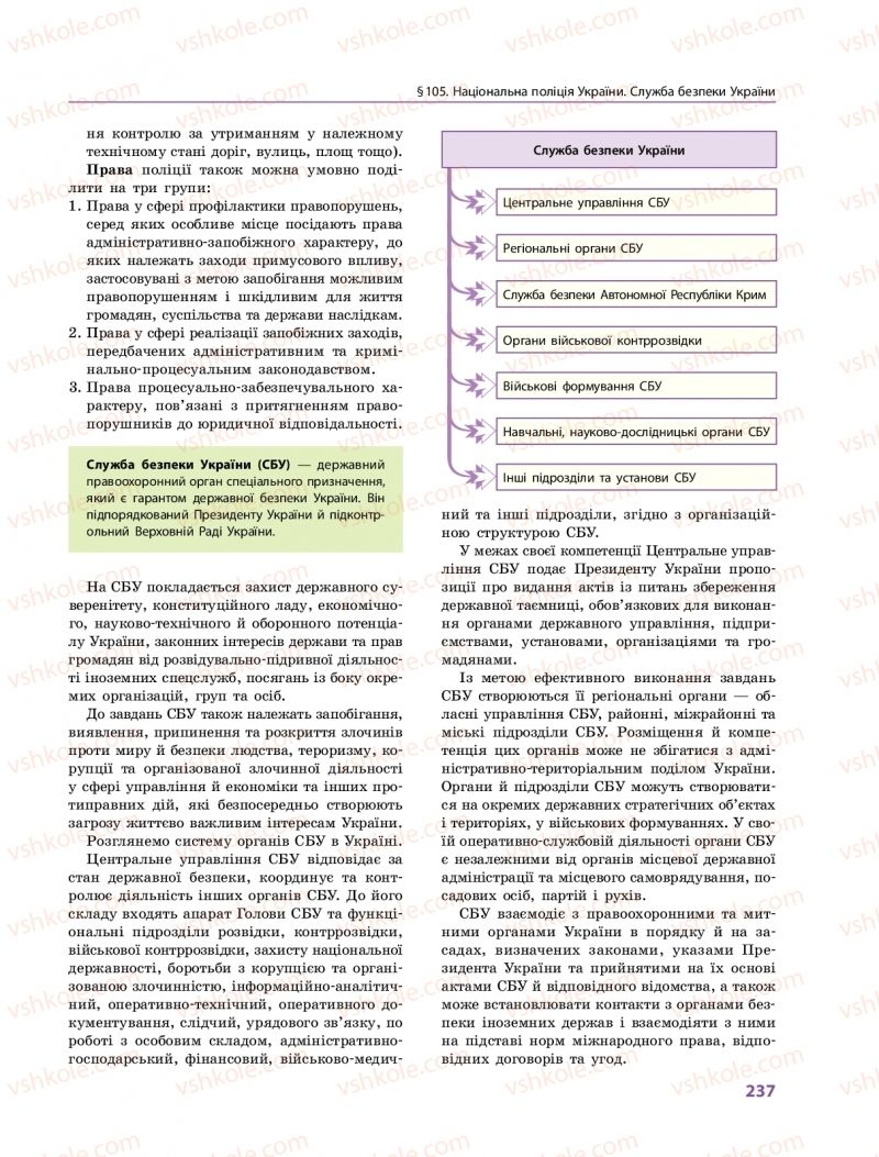 Страница 237 | Підручник Правознавство 10 клас О.М. Лук'янчиков, Д.О. Новіков, К.Ю. Карелов 2018 Профільний рівень