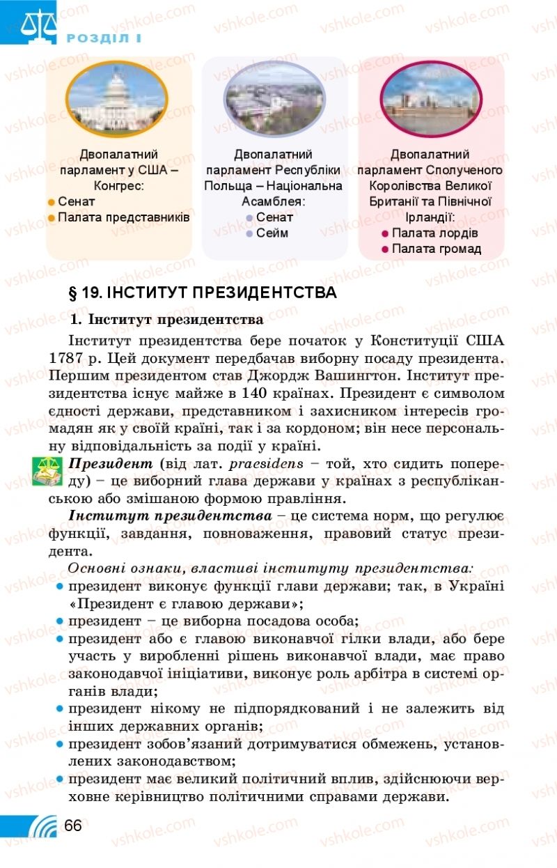 Страница 66 | Підручник Правознавство 10 клас Т.М. Філіпенко, В.Л. Сутковий 2018 Профільний рівень