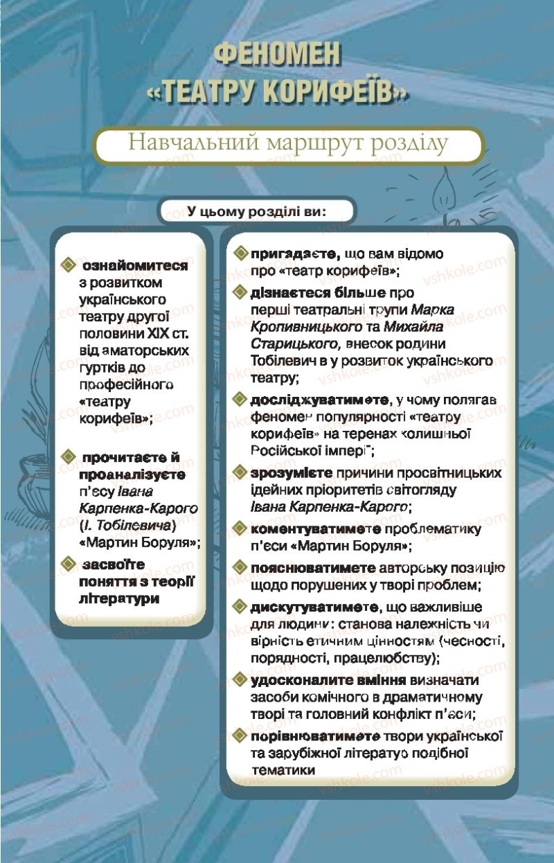 Страница 79 | Підручник Українська література 10 клас Л.Т. Коваленко, Н.І. Бернадська 2018 Рівень стандарту