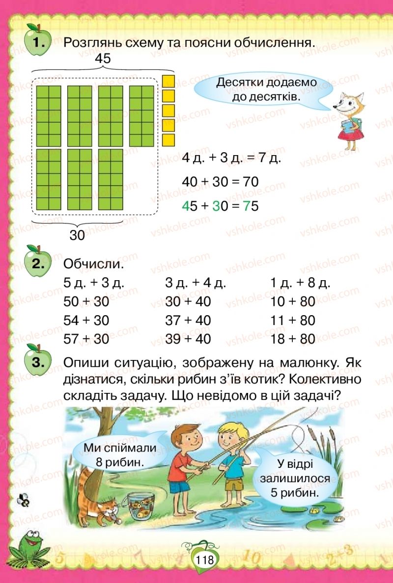 Страница 118 | Підручник Математика 1 клас Н.П. Листопад 2018