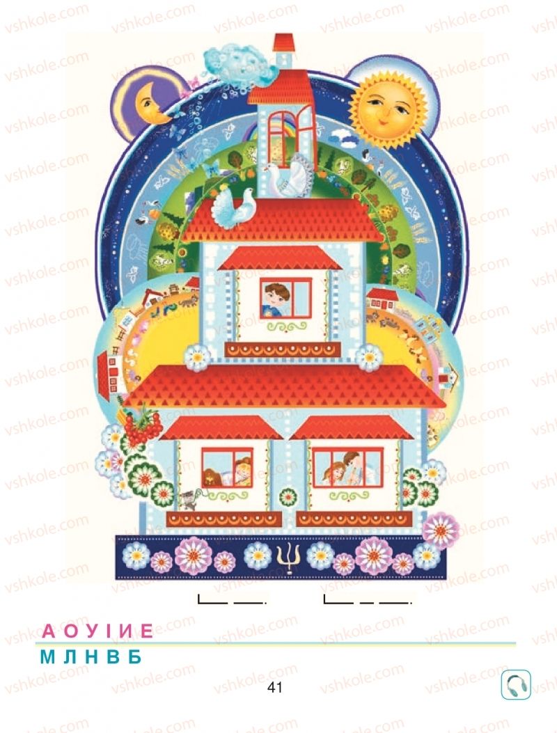 Страница 41 | Підручник Буквар 1 клас М.І. Чумарна 2018 1 частина