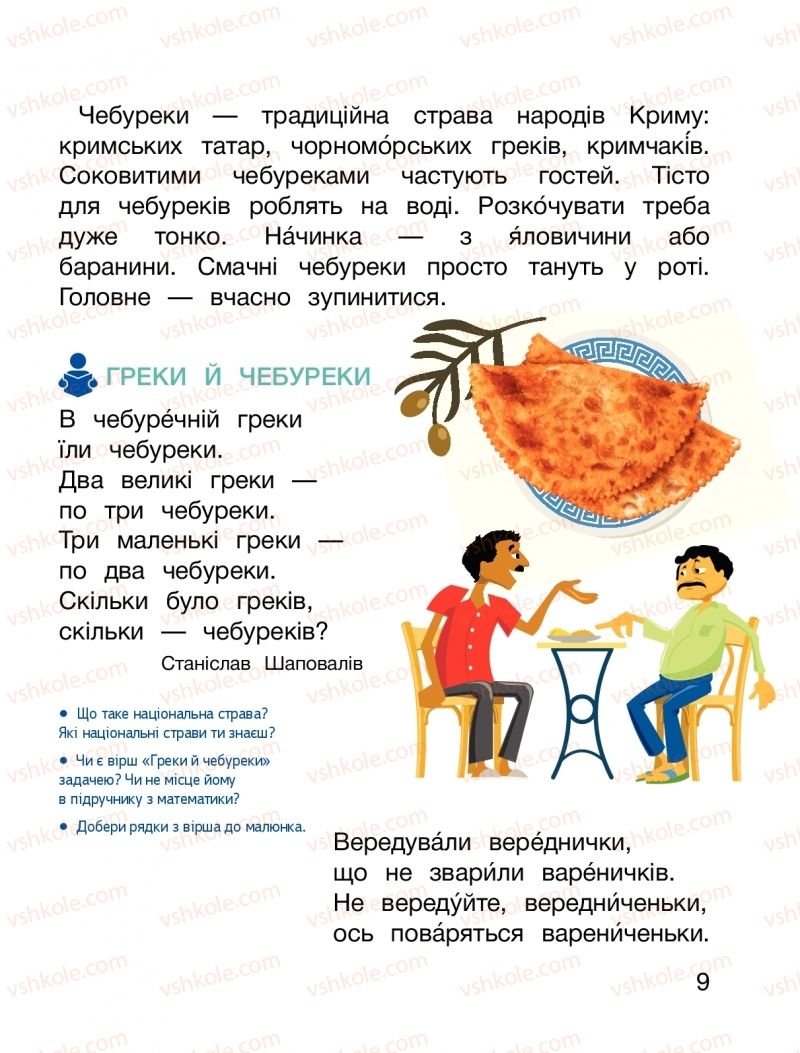 Страница 9 | Підручник Буквар 1 клас О.Л. Іщенко, С.П. Логачевська 2018 2 частина