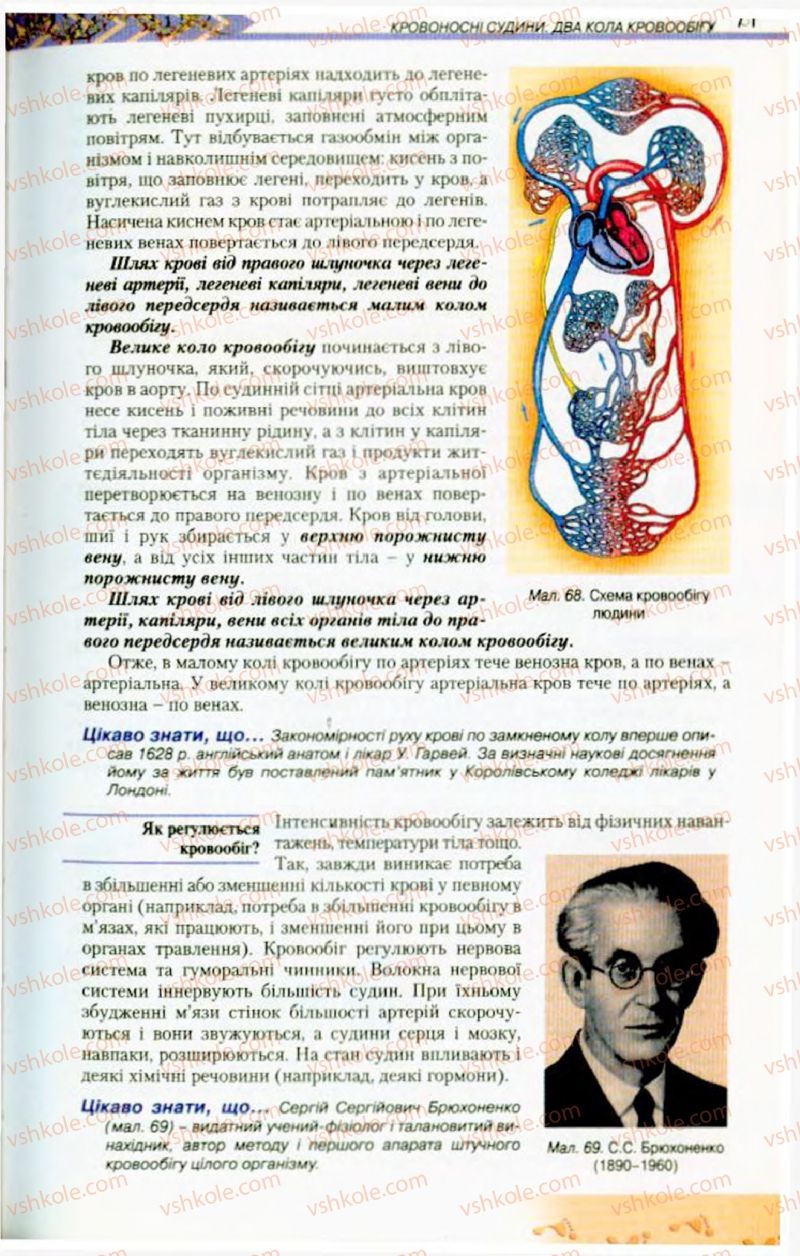 Страница 71 | Підручник Біологія 9 клас Н.Ю. Матяш, М.Н. Шабатура 2009