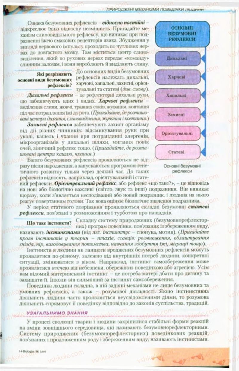 Страница 209 | Підручник Біологія 9 клас Н.Ю. Матяш, М.Н. Шабатура 2009