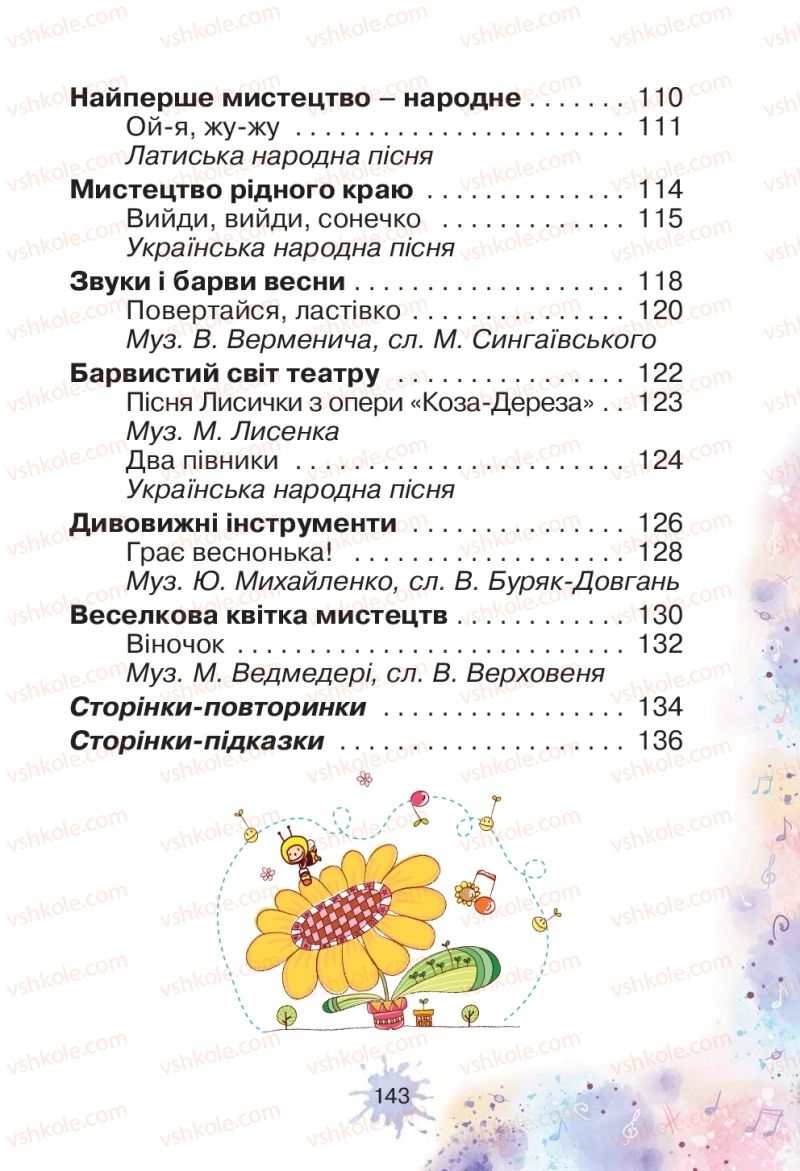 Страница 143 | Підручник Мистецтво 1 клас О.В. Лобова 2018