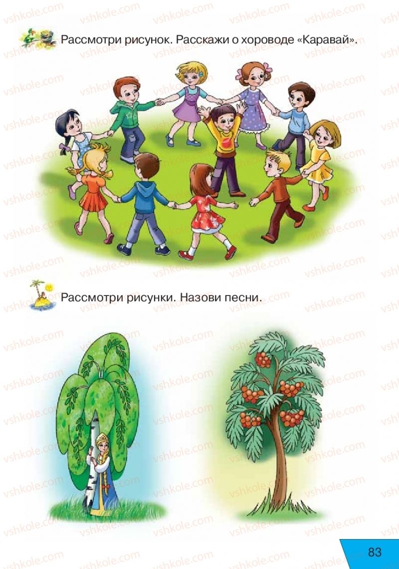 Страница 83 | Підручник Русский язык 1 клас Е.В. Вербецкая, Л.Г. Купцова 2018